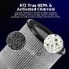 imageIRIS USA WOOZOO Air Purifier True HEPA Filter Replacement HP13 Activated Carbon Removes 9997 Particles 307 sq ft648 Sq Ft Filter Replacement