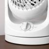 imageIRIS USA WOOZOO Desk Fan Oscillating Table Air Circulator 3 Speeds 32ft Max Air Distance 112 Adjustable Tilt 275db Low Noise Motor Small Fan for Bedroom Office Dorm BlackWHITE