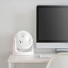 imageIRIS USA WOOZOO Desk Fan Vortex Air Circulator Portable Small Fan 3 Speed Settings 360 Tilting Head 52ft Max Air Distance Medium BlackWHITE
