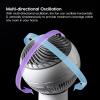 imageIRIS USA WOOZOO Desk Fan with Remote Oscillating Table Air Circulator 10 Speeds 89ft Max Air Distance 120 Adjustable Tilt 35db Low Noise Motor Small Fan for Bedroom Office Dorm White