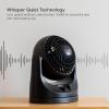 imageIRIS USA WOOZOO Desk Fan with Remote Oscillating Table Air Circulator 3 Speeds 52ft Max Air Distance 112 Adjustable Tilt 30db Low Noise Motor Small Fan for Bedroom Office Dorm WhiteWHITE