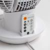 imageIRIS USA WOOZOO Desk Fan with Remote Oscillating Table Air Circulator 3 Speeds 52ft Max Air Distance Adjustable Tilt Low Noise Motor Small Fan for Bedroom Office Dorm White