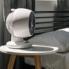 imageIRIS USA WOOZOO Desk Fan with Remote Oscillating Table Air Circulator 3 Speeds 74ft Max Air Distance 112 Adjustable Tilt 35db Low Noise Motor Small Fan for Bedroom Office Dorm WhiteWhite