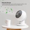 imageIRIS USA WOOZOO Desk Fan with Remote Oscillating Table Air Circulator 5 Speeds 82ft Max Air Distance 90 Adjustable Tilt 30db Low Noise Motor Small Fan for Bedroom Office Dorm WhiteWHITE