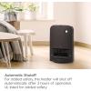 imageIRIS WOOZOO Slim Portable Space Indoor Heater With Motion Sensor for bedroom RedBlackRegular