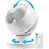 imageIRIS USA WOOZOO Desk Fan with Remote Oscillating Table Air Circulator 8 Speeds 82ft Max Air Distance 120 Adjustable Tilt 35db Low Noise Motor Small Fan for Bedroom Office Dorm WhiteWHITE