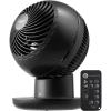 imageIRIS USA WOOZOO Desk Fan with Remote Oscillating Table Air Circulator 8 Speeds 82ft Max Air Distance 120 Adjustable Tilt 35db Low Noise Motor Small Fan for Bedroom Office Dorm WhiteBLACK