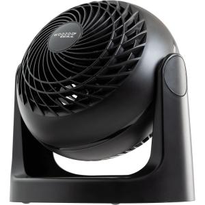 imageIRIS USA WOOZOO Desk Fan Vortex Air Circulator Portable Small Fan 3 Speed Settings 360 Tilting Head 52ft Max Air Distance Medium BlackBLACK
