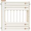 image24quot 39quot Dog Gate Plastic Pet Gate Indoor Expandable Portable Dog Gate for Doorways 25quot H White