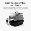 imageIRIS USA 23quot Cat Carrier Small Pet Carrier Hard Dog Kennel with 2Door Front and Top Access Dog Carrier up to 18 pounds BlackGrayBlackGray