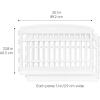 imageIRIS USA 34quot 2Panel AddOn Panels Pet Dog Puppy Playpen Foldable Customizable BlackWhite