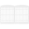 imageIRIS USA 34quot 2Panel AddOn Panels Pet Dog Puppy Playpen Foldable Customizable BlackWhite
