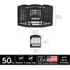 imageIRIS USA 34quot 8Panel Pet Dog Puppy Playpen IndoorOutdoor Dog Pen 63 x 63 x 34 Foldable Customizable Black8 Panels