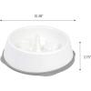 imageIRIS USA 4Cup Slow Feeder Dog Bowl AntiChoking ampamp AntiSlip Puzzle Bowl for Healthy Digestion Slow Eating Dog Bowl for Short Snouted Dogs Cats ampamp Pets BPAFree PVCFree BeigeBlackWhiteGray