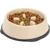 imageIRIS USA 4Cup Slow Feeder Dog Bowl AntiChoking ampamp AntiSlip Puzzle Bowl for Healthy Digestion Slow Eating Dog Bowl for Short Snouted Dogs Cats ampamp Pets BPAFree PVCFree BeigeBlackBeigeBlack