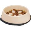 imageIRIS USA 4Cup Slow Feeder Dog Bowl AntiChoking ampamp AntiSlip Puzzle Bowl for Healthy Digestion Slow Eating Dog Bowl for Short Snouted Dogs Cats ampamp Pets BPAFree PVCFree BeigeBlackBeigeBlack