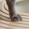 imageIRIS USA Cat Litter Box Large Top Entry with Litter Catching Lid and Scoop Dog Proof Cat Box Enclosure BeigeWhiteBeige