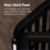 imageIRIS USA Dog Playpen 8Panel 34quot Pet Playpen with Door Puppy Playpen IndoorOutdoor Dog Pen 63 x 63 x 34 Foldable Customizable WhiteBlack