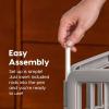 imageIRIS USA Dog Playpen 8Panel 34quot Pet Playpen with Door Puppy Playpen IndoorOutdoor Dog Pen 63 x 63 x 34 Foldable Customizable WhiteChrome