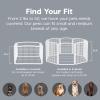 imageIRIS USA Dog Playpen 8Panel 34quot Pet Playpen with Door Puppy Playpen IndoorOutdoor Dog Pen 63 x 63 x 34 Foldable Customizable WhiteWhite