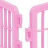 imageIRIS USA Dog Playpen AddOn Panels 2Panel 24quot Pet Playpen Puppy Playpen Foldable Customizable WhitePink