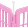imageIRIS USA Dog Playpen AddOn Panels 2Panel 24quot Pet Playpen Puppy Playpen Foldable Customizable WhitePink