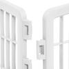 imageIRIS USA Dog Playpen AddOn Panels 2Panel 24quot Pet Playpen Puppy Playpen Foldable Customizable WhiteWhite