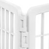 imageIRIS USA Dog Playpen AddOn Panels 2Panel 24quot Pet Playpen Puppy Playpen Foldable Customizable WhiteWhite