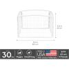imageIRIS USA Dog Playpen Mesh Top 46quot x 46quot Top Cover for IRIS USA 4Panel Pet Playpen with Metal Lock CI604 Washable Durable Nylon Mesh Material Playpen Not Included WhiteWhite