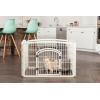 imageIRIS USA Dog Playpen Mesh Top 46quot x 46quot Top Cover for IRIS USA 4Panel Pet Playpen with Metal Lock CI604 Washable Durable Nylon Mesh Material Playpen Not Included WhiteWhite