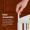 imageIRIS USA Dog Playpen Mesh Top 46quot x 46quot Top Cover for IRIS USA 4Panel Pet Playpen with Metal Lock CI604 Washable Durable Nylon Mesh Material Playpen Not Included WhiteWhite
