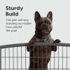 imageIRIS USA Dog Playpen Mesh Top 46quot x 46quot Top Cover for IRIS USA 4Panel Pet Playpen with Metal Lock CI604 Washable Durable Nylon Mesh Material Playpen Not Included WhiteDark Gray