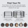 imageIRIS USA Dog Playpen Mesh Top 46quot x 46quot Top Cover for IRIS USA 4Panel Pet Playpen with Metal Lock CI604 Washable Durable Nylon Mesh Material Playpen Not Included WhiteDark Gray