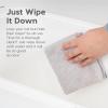 imageIRIS USA Premium Top Entry Cat Litter Box with Scoop Square Enclosure for Cat and Kitty WhiteGrayWhite w Scoop