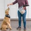 imageIRIS USA WeatherPro Airtight Pet Food Storage Container Up to 65 lbs Treat Box for Dog Cat and Bird Food Keep Fresh Translucent Body Easy Clean Up BPA free ClearBlack