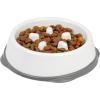 imageIRIS USA 4Cup Slow Feeder Dog Bowl AntiChoking ampamp AntiSlip Puzzle Bowl for Healthy Digestion Slow Eating Dog Bowl for Short Snouted Dogs Cats ampamp Pets BPAFree PVCFree BeigeBlackWhiteGray
