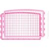 imageIRIS USA Dog Playpen AddOn Panels 2Panel 24quot Pet Playpen Puppy Playpen Foldable Customizable WhitePink