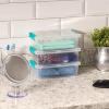 imageIRIS USA 2 Qt Plastic Storage Bins Containers with Lids 6 Pack Sensory Bin Craft Storage Craft Organizers and Storage Organizing Container for Home Office and Art Supplies Stackable Clear2 Qt  6 Pack