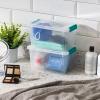 imageIRIS USA 2 Qt Plastic Storage Bins Containers with Lids 6 Pack Sensory Bin Craft Storage Craft Organizers and Storage Organizing Container for Home Office and Art Supplies Stackable Clear4 Qt  6 Pack