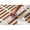 imageIRIS USA 24quot Exercise 4Panel Pet Playpen with Door and Square Training Pad Holder Set Dog Playpen ampamp Potty Pad Holder for Puppies and Small Dogs Easy Assemble Easy Storing Floor Protection BlackWhite