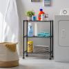 imageIRIS USA 4Tier Shelves 48quotL x 18quotW x 73quotH Up to 1200 lb Adjustable Garage Shelving Heavy Duty Metal Storage Shelves Wire Rack Removable Locking Wheel Shed Office Kitchen Garage Organizer Shelf3Tier