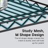 imageIRIS USA 4Tier Shelves 48quotL x 18quotW x 73quotH Up to 1200 lb Adjustable Garage Shelving Heavy Duty Metal Storage Shelves Wire Rack Removable Locking Wheel Shed Office Kitchen Garage Organizer Shelf4Tier