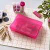 imageIRIS USA 4quot x 6quot Photo Storage Box Craft Keeper 2Pack Transparent Handle Container with 16 Organization Cases for Pictures Crafts Scrapbooking Stationery Storage and Organization ClearMulticolorPearl