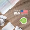 imageIRIS USA 4quot x 6quot Photo Storage Box Craft Keeper 2Pack Transparent Handle Container with 16 Organization Cases for Pictures Crafts Scrapbooking Stationery Storage and Organization ClearPearl