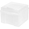 imageIRIS USA 5quot x 7quot Photo Storage Craft Keeper Main Container with 6 Organization Cases For Pictures Crafts Scrapbooking Stationery Storage Protection and Organization ClearClear  small