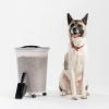 imageIRIS USA Airtight Dog Food Storage Container Up to 25 lbs Premium 60 Improved Airtightness with Seal ampamp Air Valve 2 Cup Scoop Removable Wheels Keep Fresh Pet Food Bin Holder BlackBlack Lid