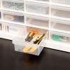 imageIRIS USA Bead Organizer Storage Bin Drawer Cabinet 64Drawer Plastic Organization Chest for Screws Bolts Nails Hardware Small Parts Electronics Charm Tools Scrapbook Art Craft Hobby Supplies  WhiteWhite