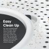 imageIRIS USA Cat Litter Box Large Top Entry with Litter Catching Lid and Scoop Dog Proof Enclosed Cat Litter Box GrayWhiteGray