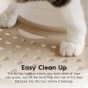 imageIRIS USA Cat Litter Box Large Top Entry with Litter Catching Lid and Scoop Dog Proof Enclosed Cat Litter Box GrayWhiteWhite