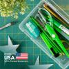 imageIRIS USA Pencil Case Box Storage Container for Organizing with Snap Lid 10Pack Big Capacity Stackable Plastic Pen Pouch for Craft Hobby Art Supplies Journaling Stationery Sticker Clear SmallMedium  10 Pack